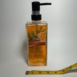 Pecksniffs London Orange & Cinnamon Hand Wash Glass Bottle